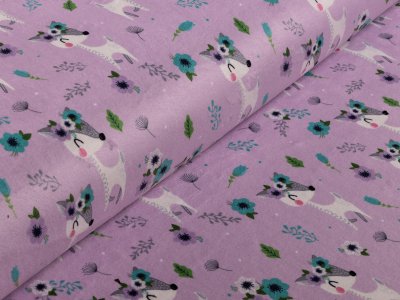 Minky - Boho Rehe - lila