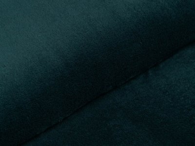 Wellnessfleece Teddyplüsch - uni flaschengrün