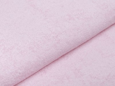 Französischer Doubleface Bambus Frottee Fleece - uni rosa