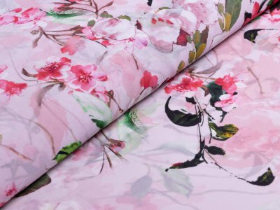 Chiffon - Kirschblüten - rosa