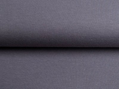 Leichter Strickstoff - uni dunkles grau