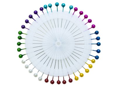 Stecknadeln Set 40 Stück ca. 38 mm - bunt