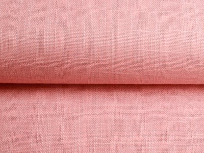 Leinen LINEN WASHED - uni rosa
