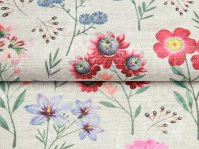 Canvas Digitaldruck FLOWERS - bunte Blumenwiese - natur