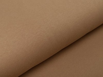 Leicht angerauter Interlock Snoozy - uni camel