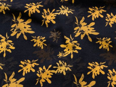 Jersey Digitaldruck Little Mistletoe by House of Inés - Mistelzweige - anthrazit