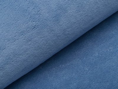 Bambus Fleece - uni helles blau