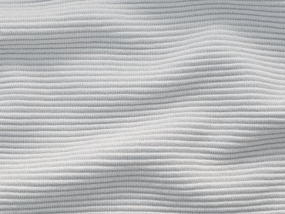 Jersey Ottoman Querrippe - uni helles grau