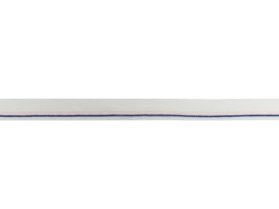 Elastisches Schrägband/Trennbörtchen Sanetta ca. 2 cm Breit - Streifen - weiß/blau