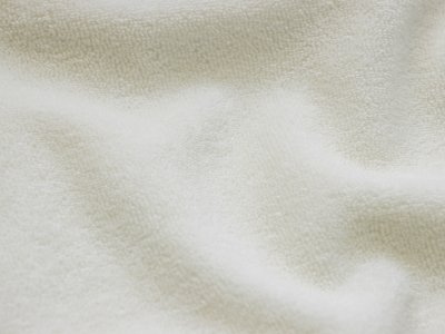 Stretch Frottee - uni ecru