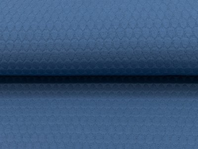 Leichter Strickstoff Baumwolle - Drops - uni jeansblau