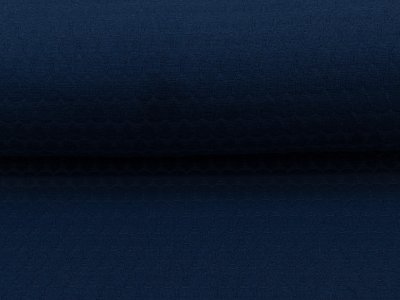 Leichter Strickstoff Baumwolle - Drops -  uni marineblau
