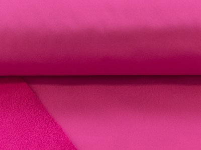 Softshell Jackenstoff - uni pink