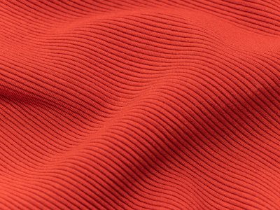 Ottoman Rippenjersey - 270 gr/qm - rot