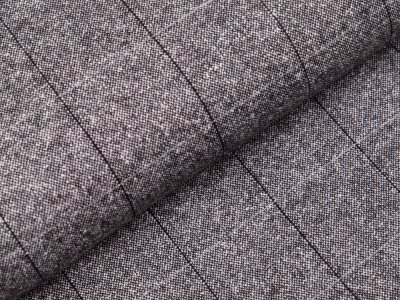Tweed Wollstoff Swafing Alessio - Karos ca. 5 cm x 5 cm - schwarz/weiß