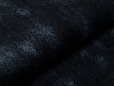  Musselin Baumwolle Hydrofiel Double Gauze Snoozy - zerknitterte Jeansoptik - uni schwarz