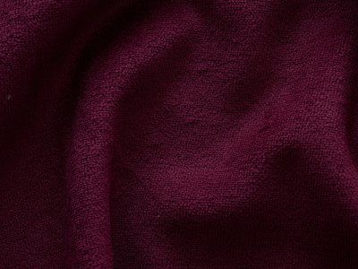 Nicki Velours - 260 g/qm - uni weinrot