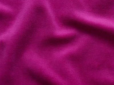 Nicki Velours - 260 g/qm - uni dunkles pink