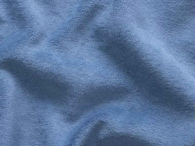 Nicki Velours - 260 g/qm - uni dunkles indigoblau