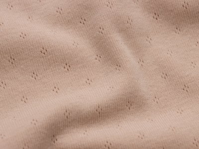 Jersey Feinstrick Ajoure Pointoille - Rauten Lochmuster - pastellrosa