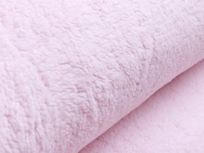 Lammfellimitat Teddy Zottel - uni rosa