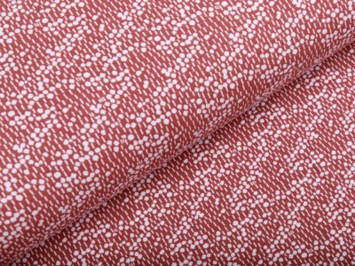 Jersey Organic Cotton - Dots und Stripes - beere