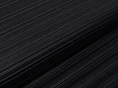 Plissee Chiffon - uni schwarz