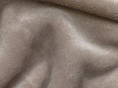 Wellnessfleece micro - super weich - sehr dick 400 g/qm - uni beige