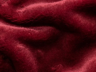 Wellnessfleece micro - super weich - sehr dick 400 g/qm - uni bordeaux