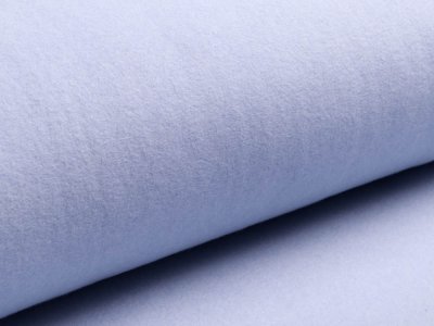 Baumwollfleece Organic Cotton - uni helles blau
