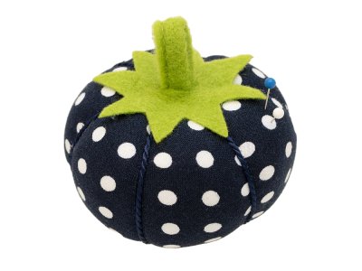 Nadelkissen Tomate mit 2 Nadeln 8 cm x 6 cm - navi