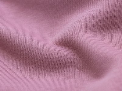 Angerauter Sweat - uni altrosa