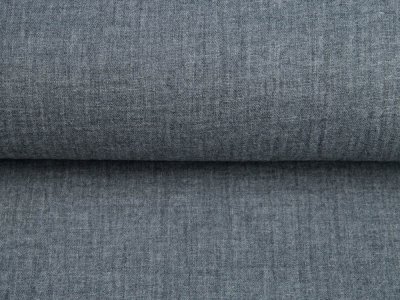 Musselin Double Gauze Melange by Poppy - meliert grau