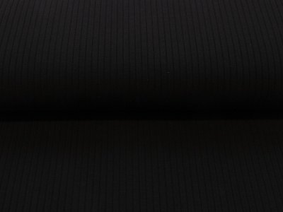 Rip Jersey - 5mm breite Rippen - schwarz