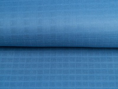 Musselin Baumwolle Snoozy Single Gauze Spinacker - ca. 1 cm x 1 cm Karos - uni jeansblau