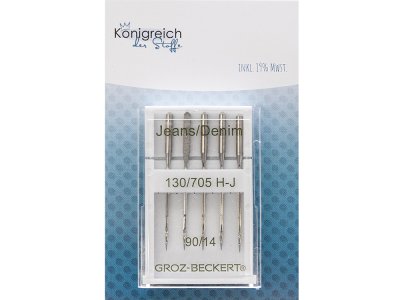 Jeans / Denim Maschinennadeln Groz-Beckert 130/705 H-J  - 90/14 - 5 Stück