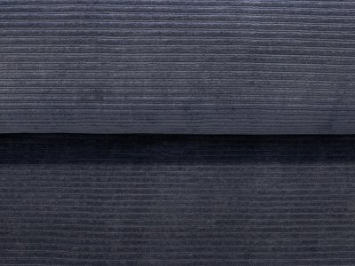 Nicki gerippt - uni jeansblau