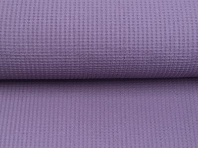 Jersey Waffeloptik Snoozy - uni lavendel