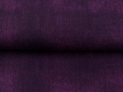 Sweat French Terry in Jeansoptik - uni violett