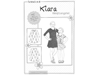 Schnittmuster KIARA Farbenmix Kleid/Longshirt