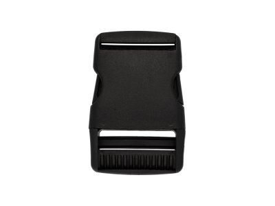 Steckschnalle 40 mm - schwarz