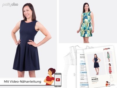 Papierschnittmuster pattydoo Kleid MARIE - Damen
