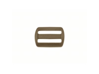 Leiterschnalle Kunststoff ca. 30/16 mm 2 Stück - beige