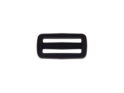 Leiterschnalle Kunststoff ca. 38/16 mm 2 Stück - schwarz