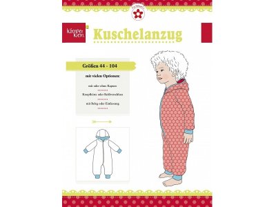 Schnittmuster Kuschelanzug