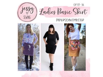 Papier-Schnittmuster Jessy Sewing - Rock "Ladies Basic Skirt" - Damen