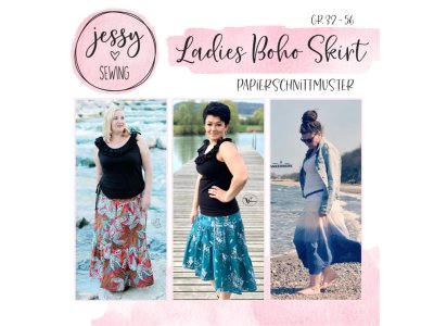 Papier-Schnittmuster Jessy Sewing - Rock "Ladies Boho Skirt" - Damen