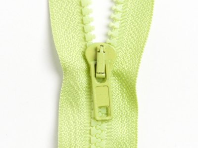 Reißverschluss teilbar 60 cm - limettengrün