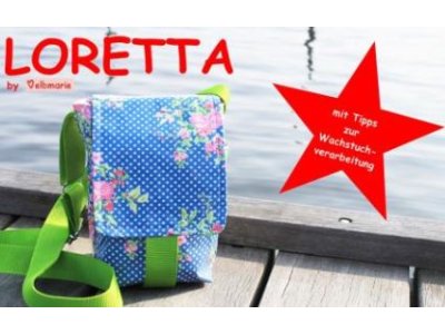 Papierschnittmuster elbmarie Umhängetasche LORETTA - Tasche