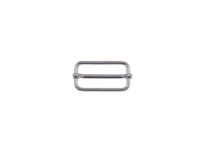 Leiterschnalle Metall ca. 30 mm - silberfarben